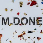 Confetti scattered with the text 'I'm Done', symbolizing celebration and accomplishment.
